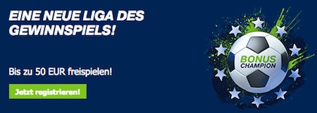 Bet-at-home Gutschein-Aktion zum Achtelfinale der Champions League