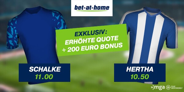 Bet-at-home mit Quotenaktion zum DFB-Pokal-Duell Schalke gegen Hertha