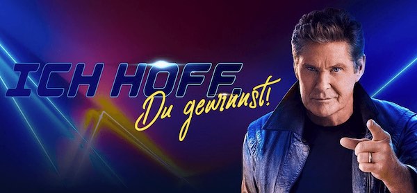 Admiral Werbung mit David Hasselhoff