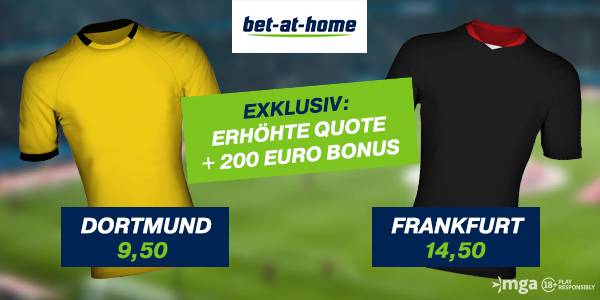 Dortmund Eintracht Frankfurt Wette Quotenboost bet at home