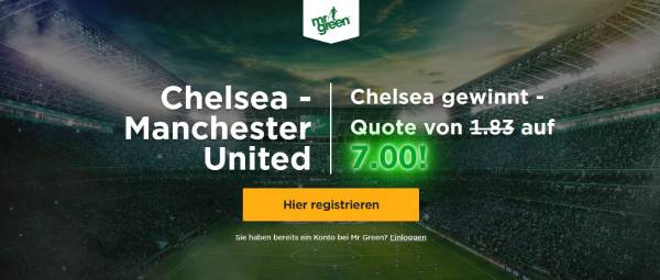 Chelsea United Wette Premier League Quotenboost Sieg