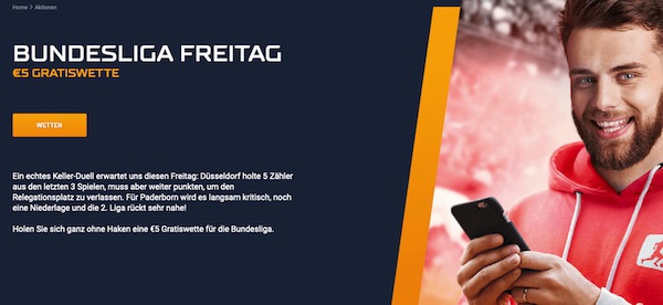 5€ dank Bundesliga Freitag bei STSbet