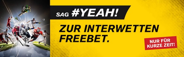 Interwetten belohnt Live-Wetten mit Freebet