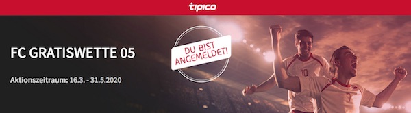 5 Euro Gratis Wettguthaben Tipico 5 Euro Gratis Wettguthaben Tipico