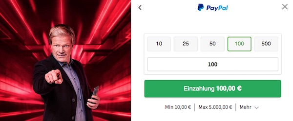 Tipico Einzahlung via PapPal