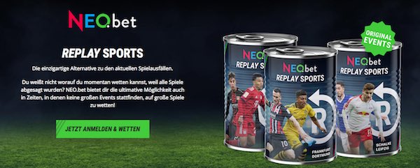 NEO.bet Wetten auf vergangene Spiele
