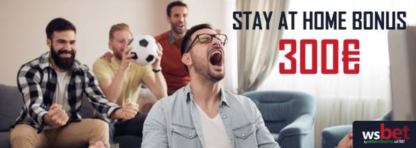 WSbet Wette Aktion Stay Home