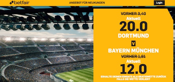 Betfair BVB Bayern