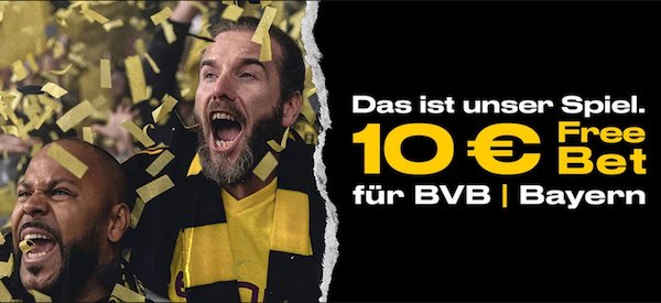 Bwin Unser Spiel Aktion zum Schlager Dortmund gegen Bayern
