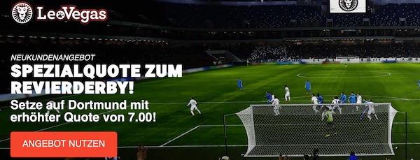 LeoVegas mit Spezialquote zum Revierderby