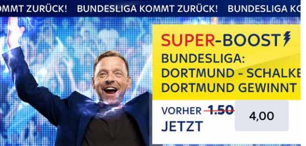 SkyBet Wette BVB Schalke Top Superboost