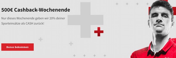 20% Cashback auf deine Verluste bei Zulabet