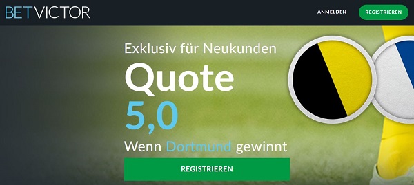 Dortmund Schalke Wette Quotenboost BetVictor