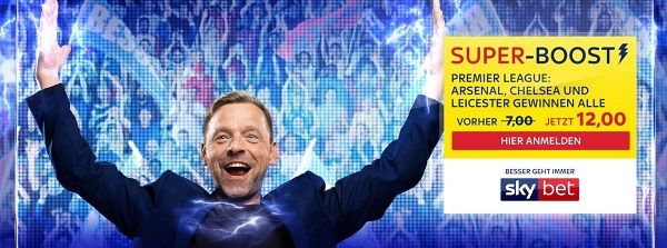skybet quotenboost chelsea arsenal leicester