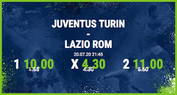 Bet-at-home Quotenboost am 34. Serie A Spieltag auf Juventus und Lazio