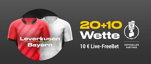 Bwin 10 Euro Live-Freebet zum Pokalfinale B04 vs. FCB
