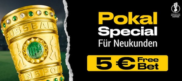 Bwin 5 Euro Freebet als Pokal Special für Neukunden