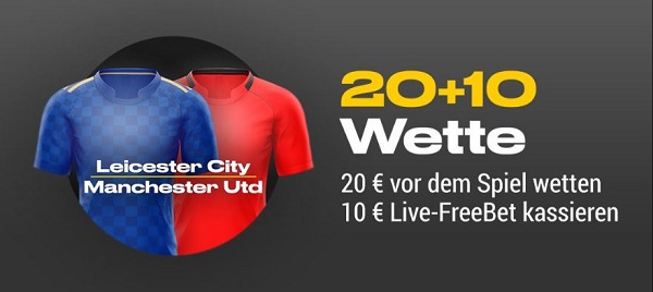 Leicester Manchester United Wette Premier League Bwin