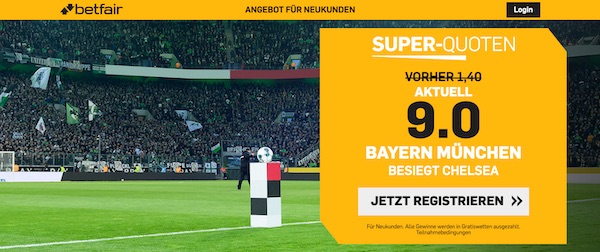 Betfair Bayern Chelsea CL