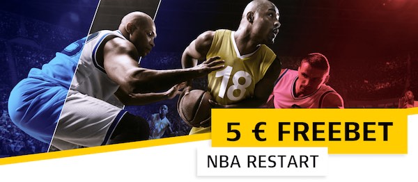 5 Euro XTiP Freebet zum Restart der NBA
