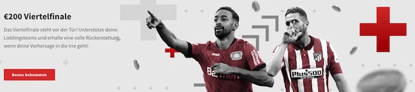 CL Viertelfinale Wetten risikofrei Zulabet