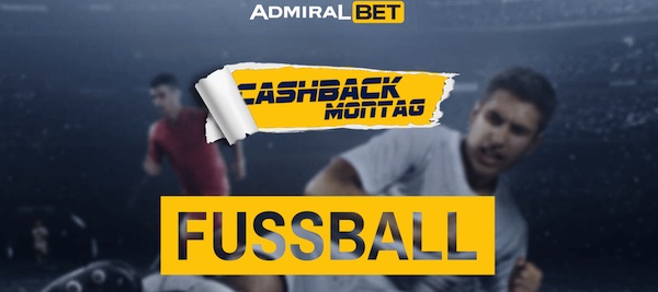 Cashback Montag für Fußball Wetten bei Admiralbet