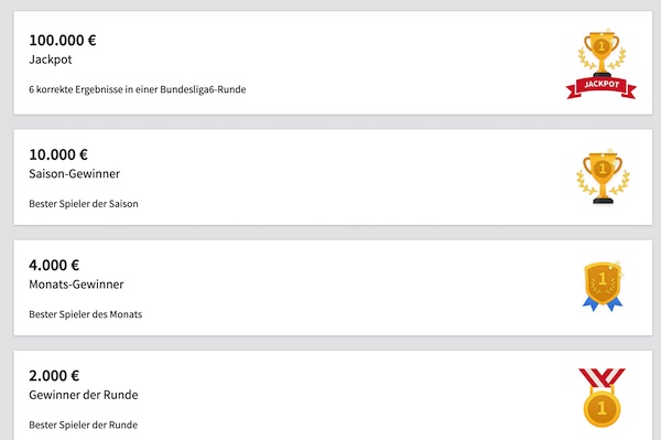 Bundesliga 6 Tipico