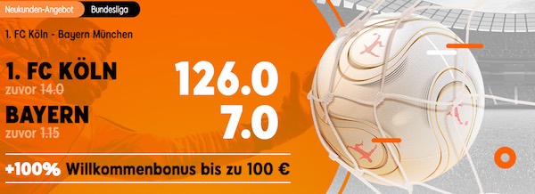 888sport Odds Boost auf das Bundesliga-Duell 1. FC Köln gegen FC Bayern München