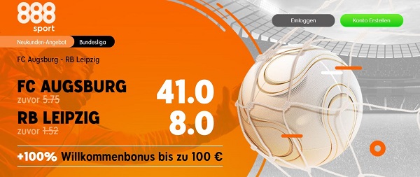 augsburg fc leipzig rb odds boost wette angebot 888sport
