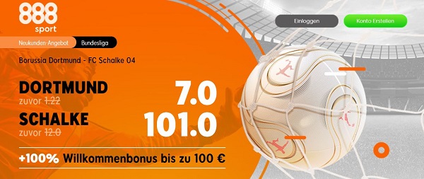 Dortmund Schalke Revierderby Quotenboost Odds Boost 888sport Wette Bundesliga Duell