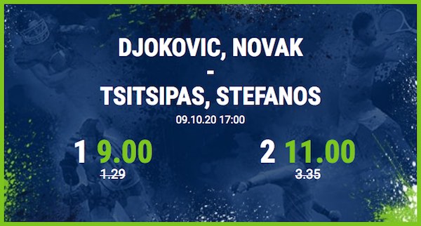 Bet-at-home Quotenboost zum French Open Halbfinale Djokovic vs Tsitsipas