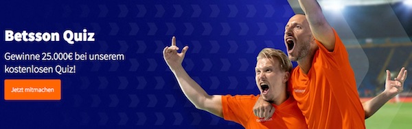 Betsson Fußball Quiz zu den Top-Ligen Europas