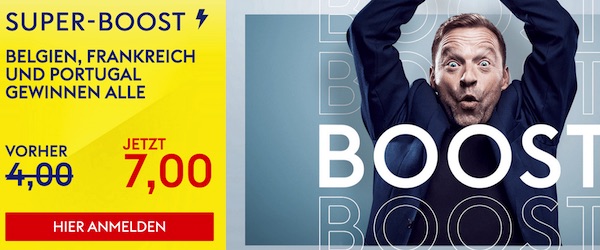 SkyBet: Quote 7.0 auf BEL, FRA, POR