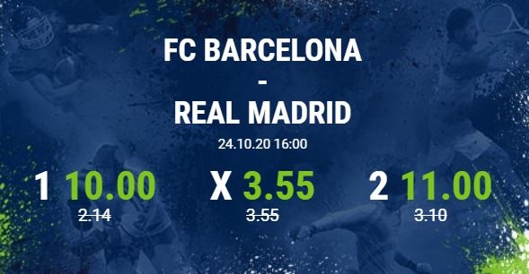 Bet at home Wette Barcelona Real Madrid El Clasico Derby Primera Division