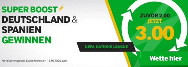 betway odds boost superboost quotenboost nations league