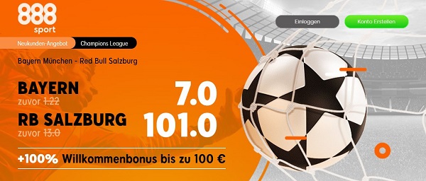 888sport Wette Bayern Salzburg Champions League Top Quoten Boost