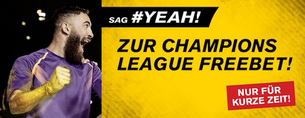 Interwetten Gratiswette als Geschenk zum 3. CL-Spieltag 2020/21