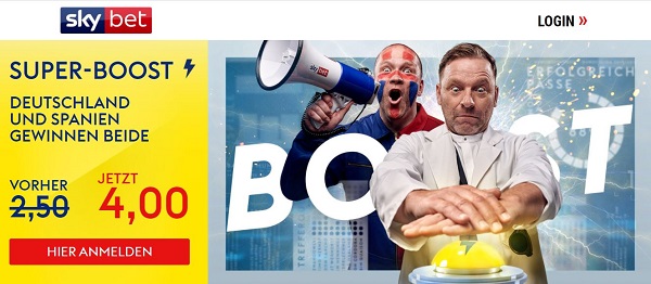 Deutschland Spanien SkyBet Superboost Quotenboost Nations League