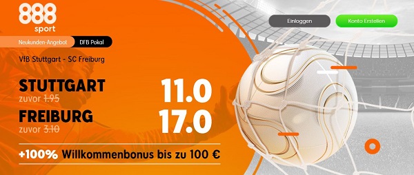 888sport wette stuttgart freiburg dfb pokal quotenboost