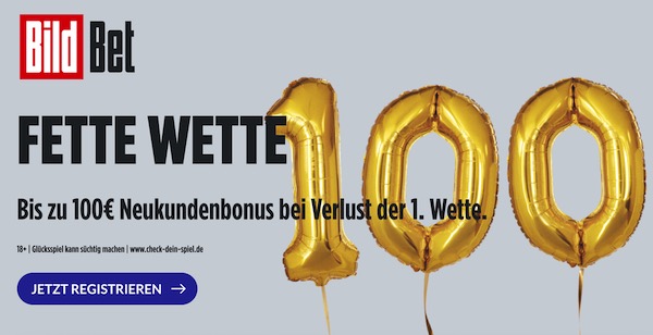 BildBet Bonus 100 Euro Fette Wette