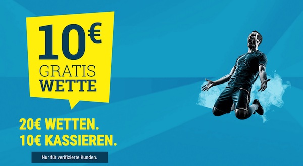 sportwetten.de Bundesliga Gratiswette im Wert von 10 Euro