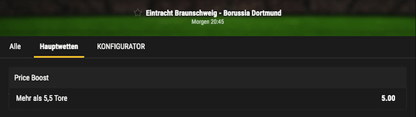 Bwin Quotenboost DFB