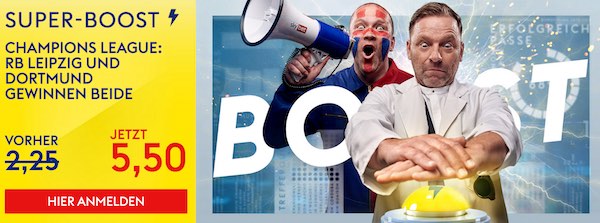 Sky Bet erhöht BVB und RB Leipzig Quote am 5. CL-Spieltag 2020