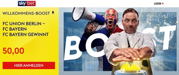 Skybet Quotenboost Union Berlin Bayern