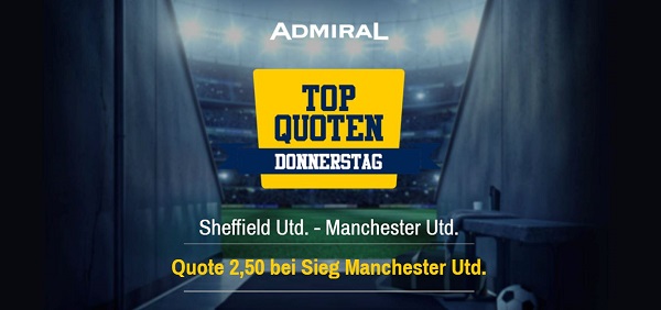 admiralbet angebot promo top quoten donnerstag premier league