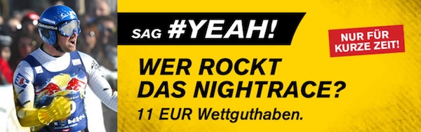Interwetten Gratiswette zum Nightrace in Schladming 2021