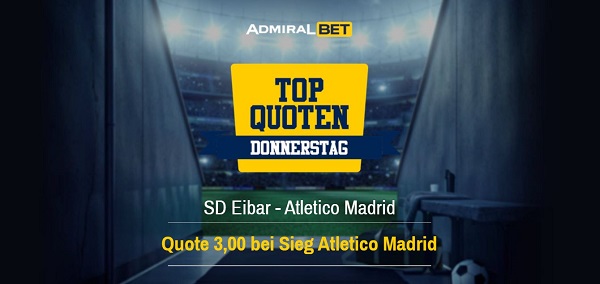 admiralbetquotenboost donnerstag angebot primera division