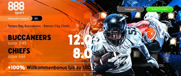 888sport odds boost super bowl nfl finalduell tampa bay kansas city