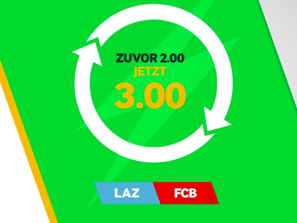 Betway Boost Lazio vs. FCB