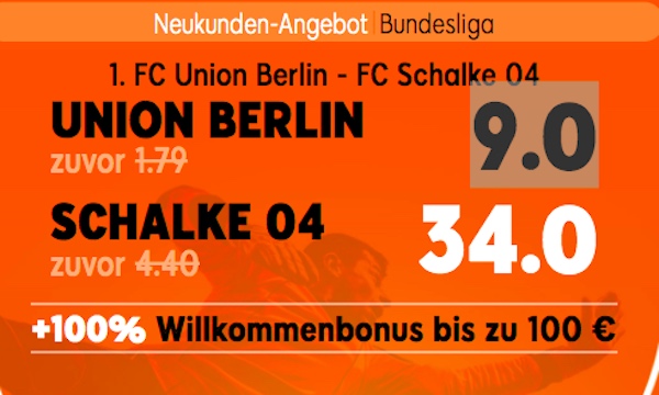 Neukundenboost 888sport Union S04